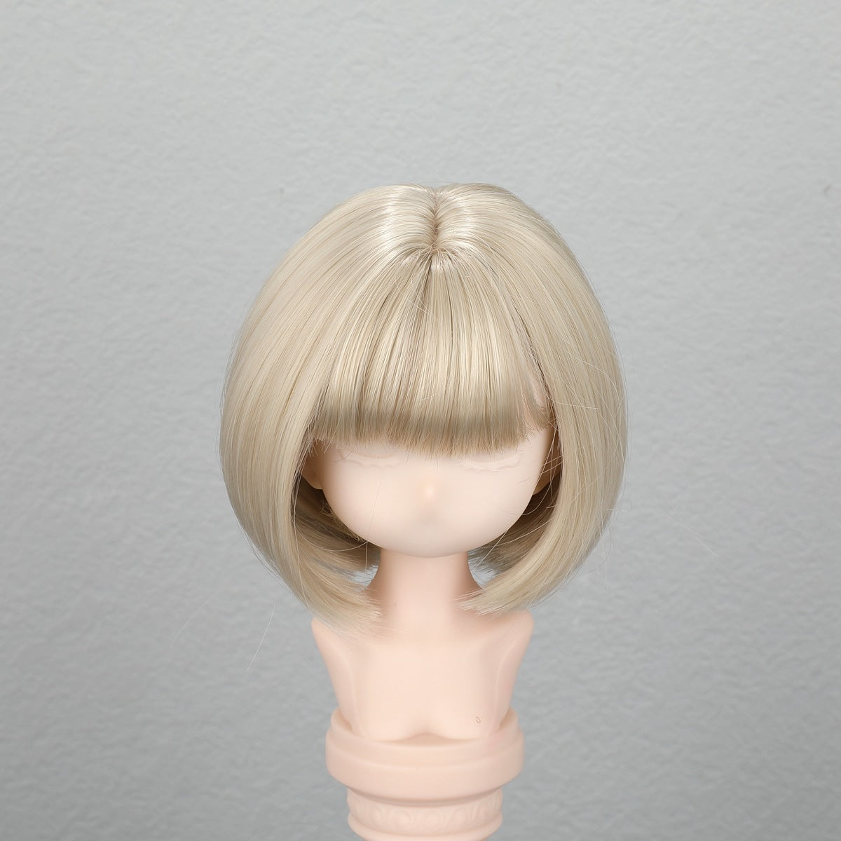 Doll Points Soft Silk Long Head Leather Tip Cos Wig