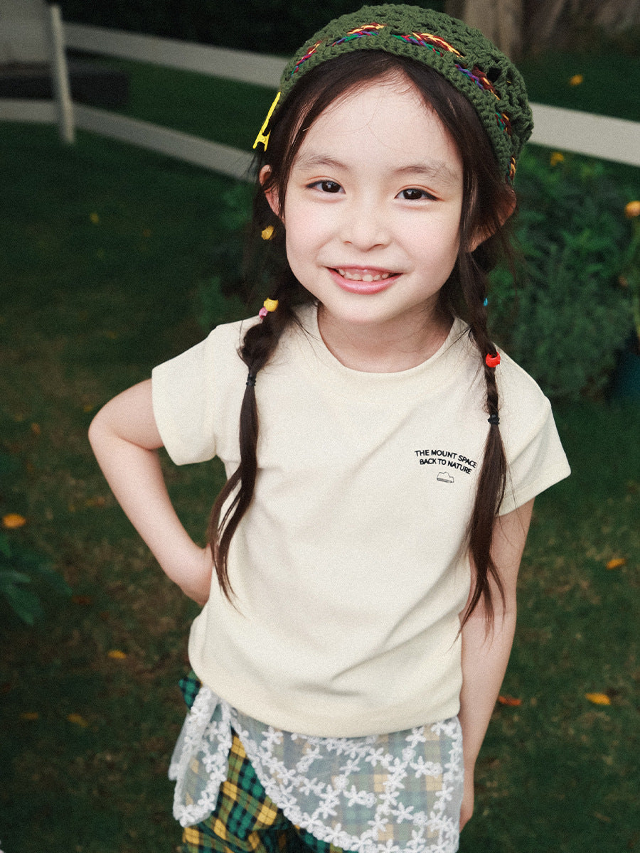 Children's Short-sleeved Summer Clothing Mountain Half Sleeve Children's T-shirt