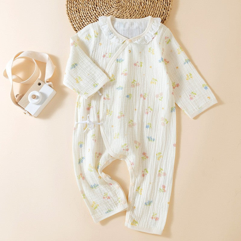 Class Antibacterial Born Cotton Gauze Jumpsuit Jumpsuit, Climbing Suit