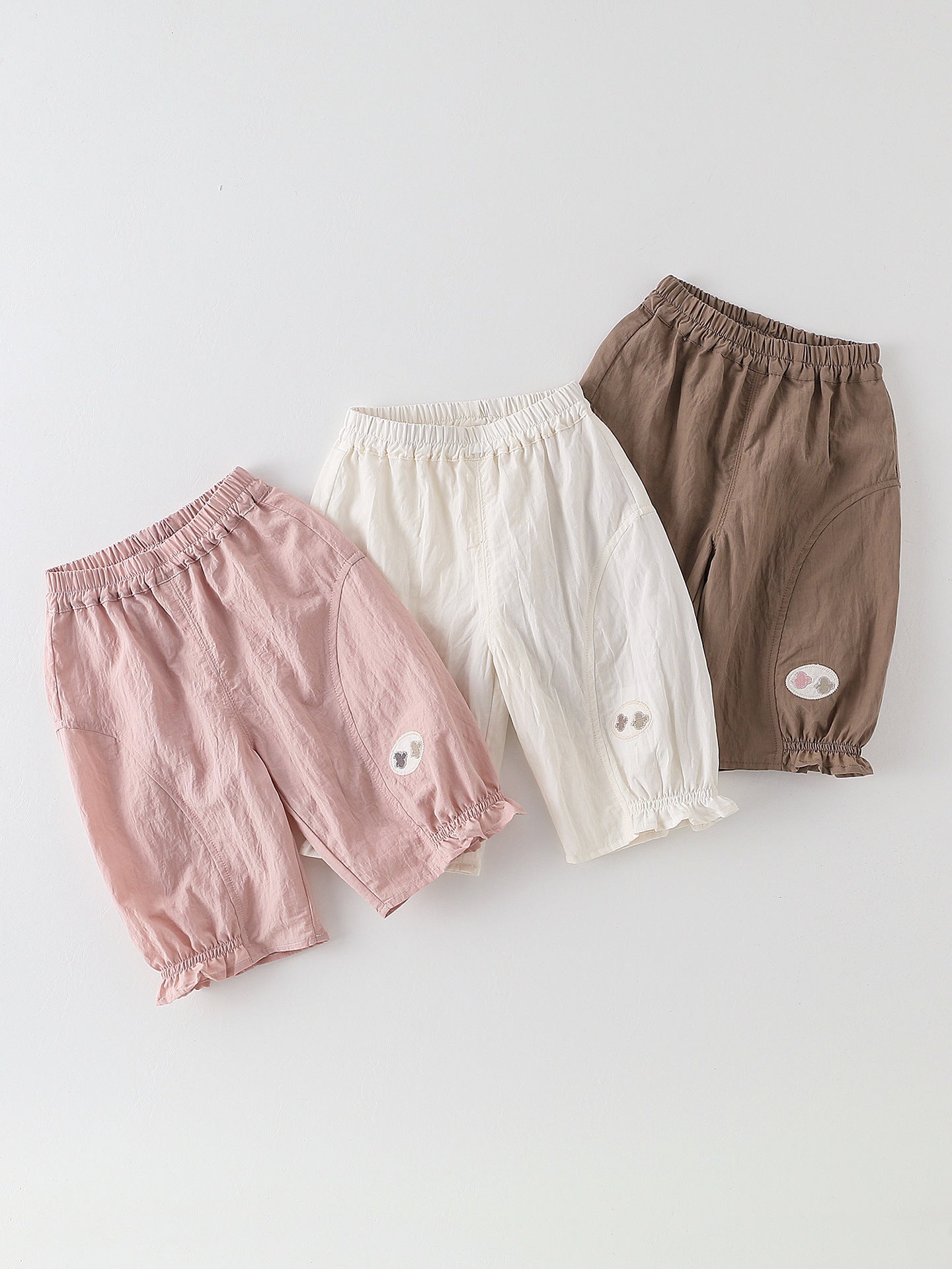 Casual Summer Korean Style Thin Infant Toddler Outerwear Capri Children's Pants