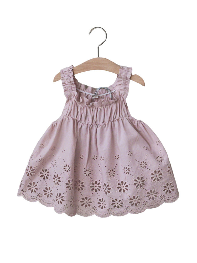 Strawberry Shan Western Style Hollow Embroidered Children's Shirt