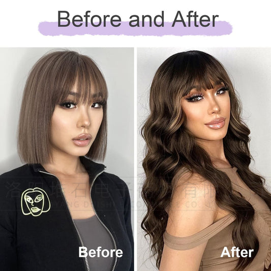 Women's Natural Fluffy Big Wave Curly Hair Wig Long Curls