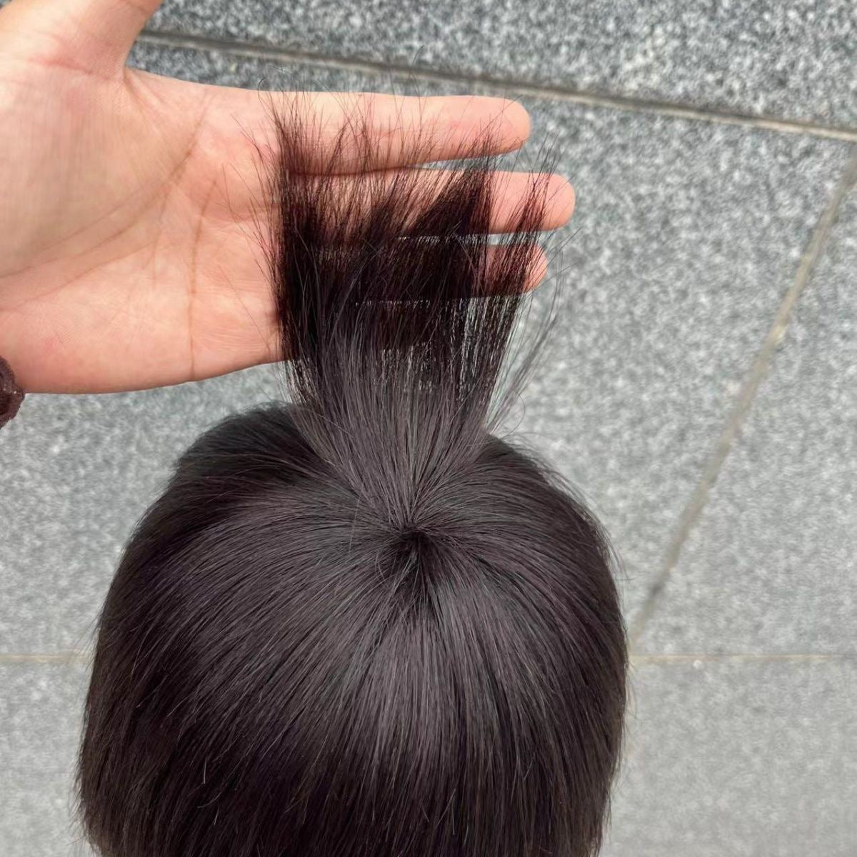 Men's Haircut Mannequin Head Hairdressing Model Barber Shop Real Hair Male Other Wig