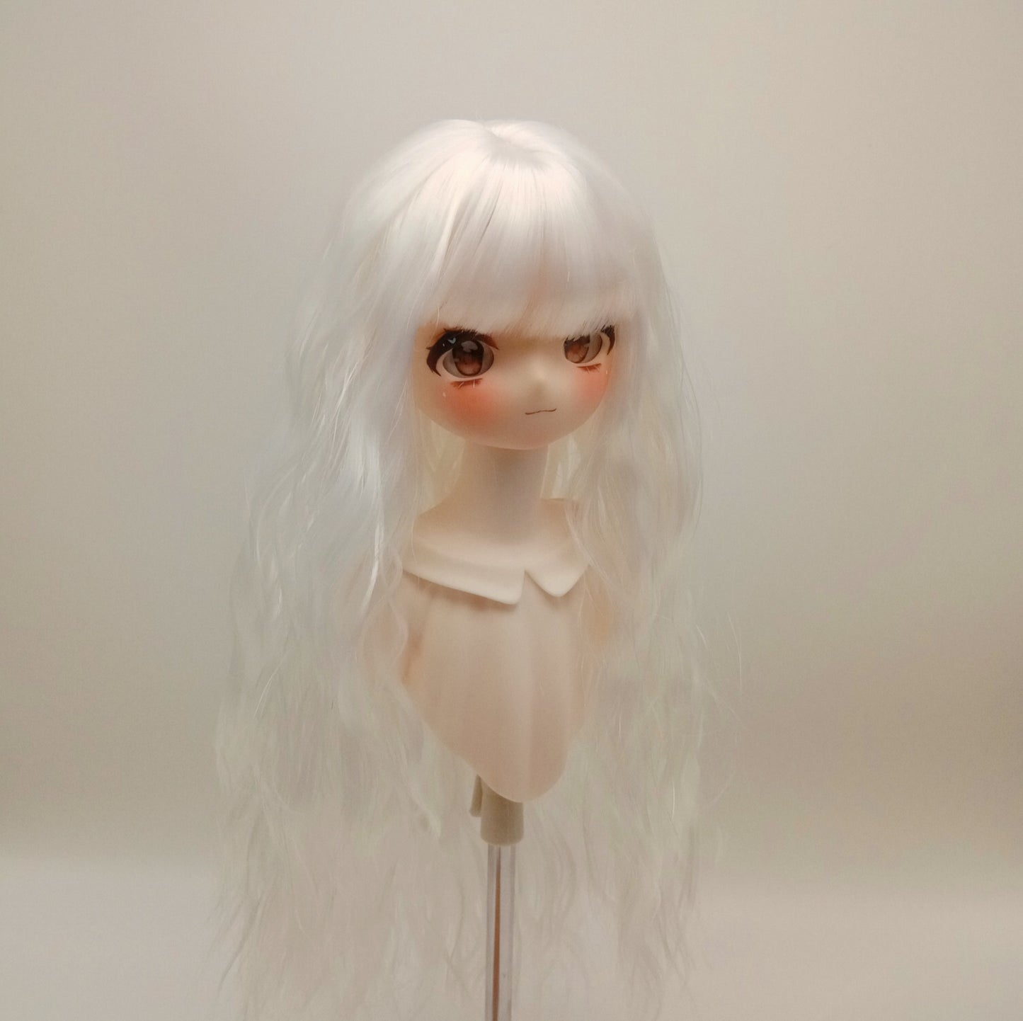Doll Soft Fiber Hair Points Waves Wig Long Curls