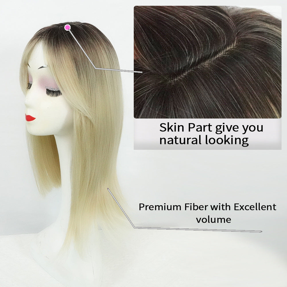 Hair Natural Simulation Head Supplementing Piece Invisible Seamless Pack Other Wig