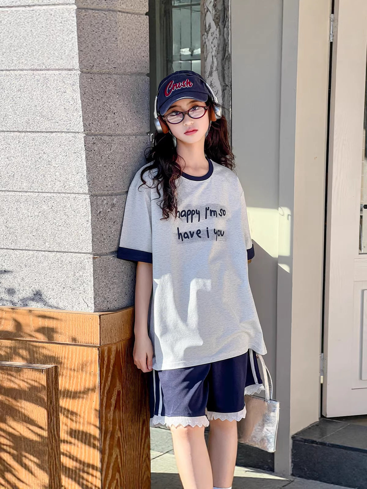 Children's Short-sleeved Middle Big Summer Loose Versatile Children's T-shirt
