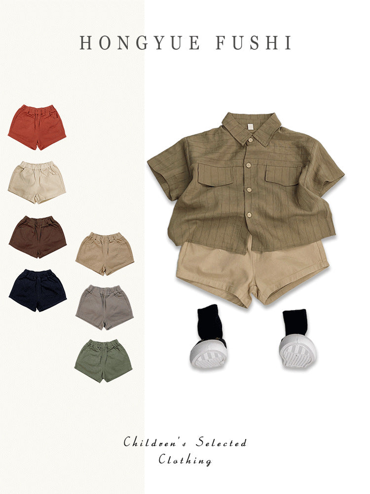Children's Shorts Summer Casual Korean Fashion Children's Pants
