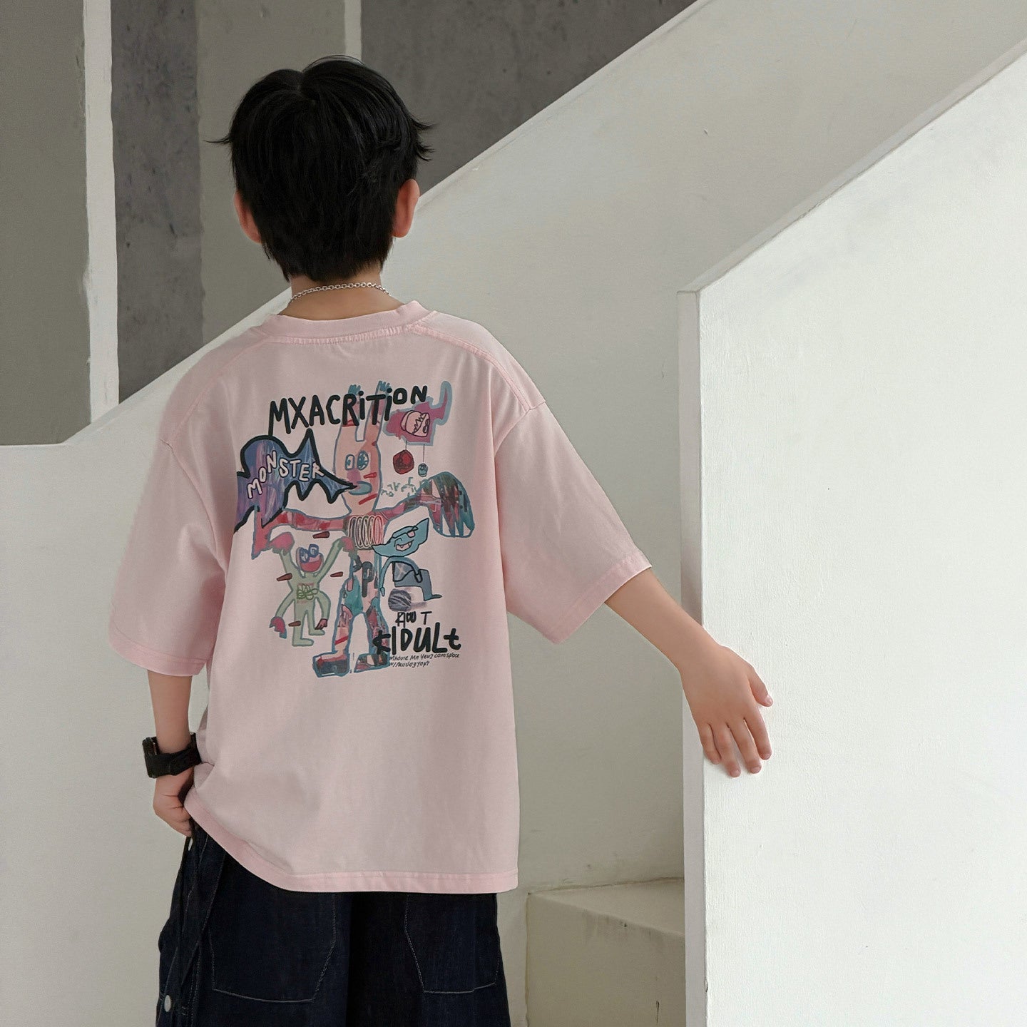 Summer Top Fashionable Wear Half Sleeve Children's T-shirt