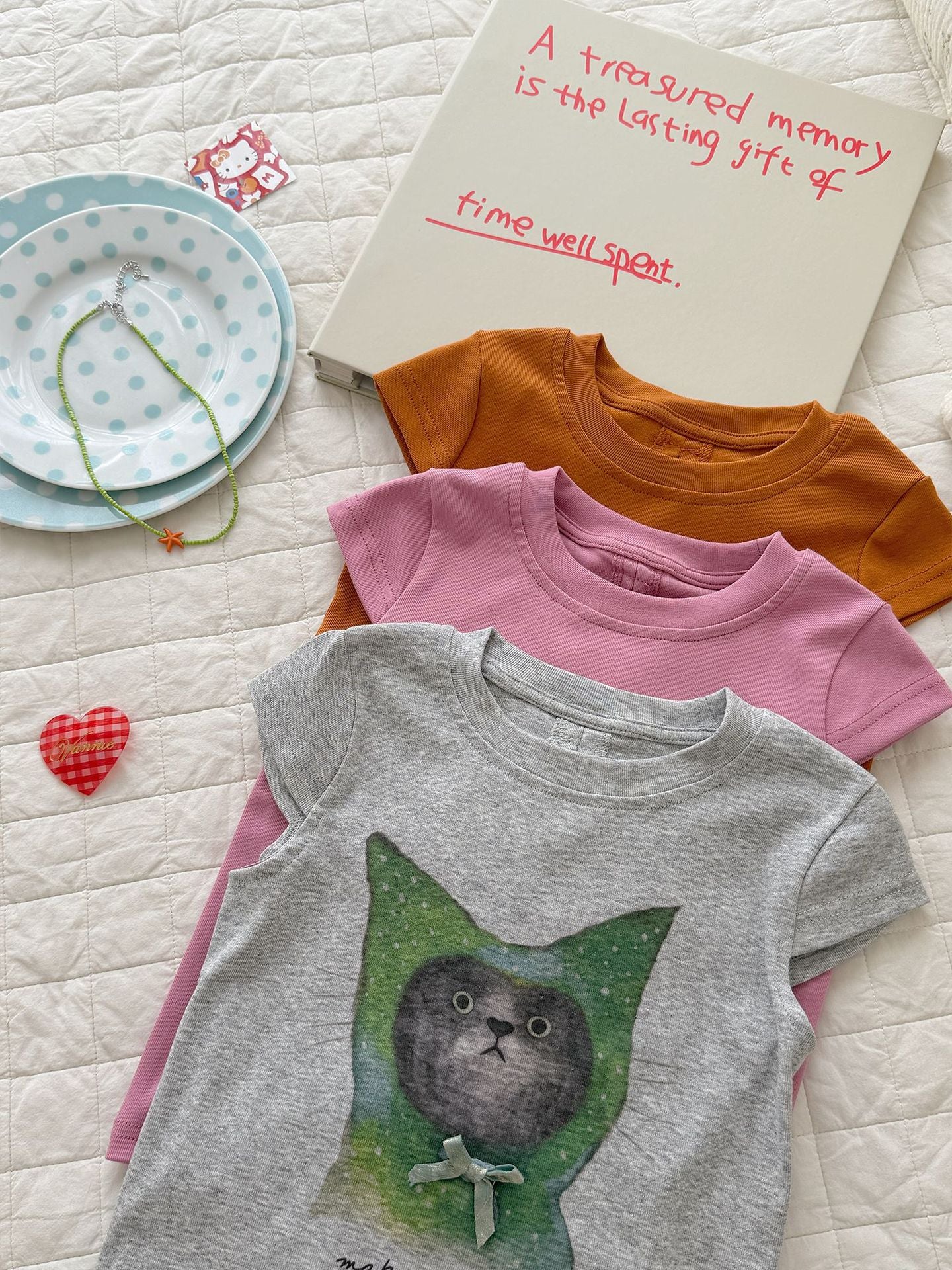 Children's Vest Korean High Elastic Cotton Drawstring Children's T-shirt