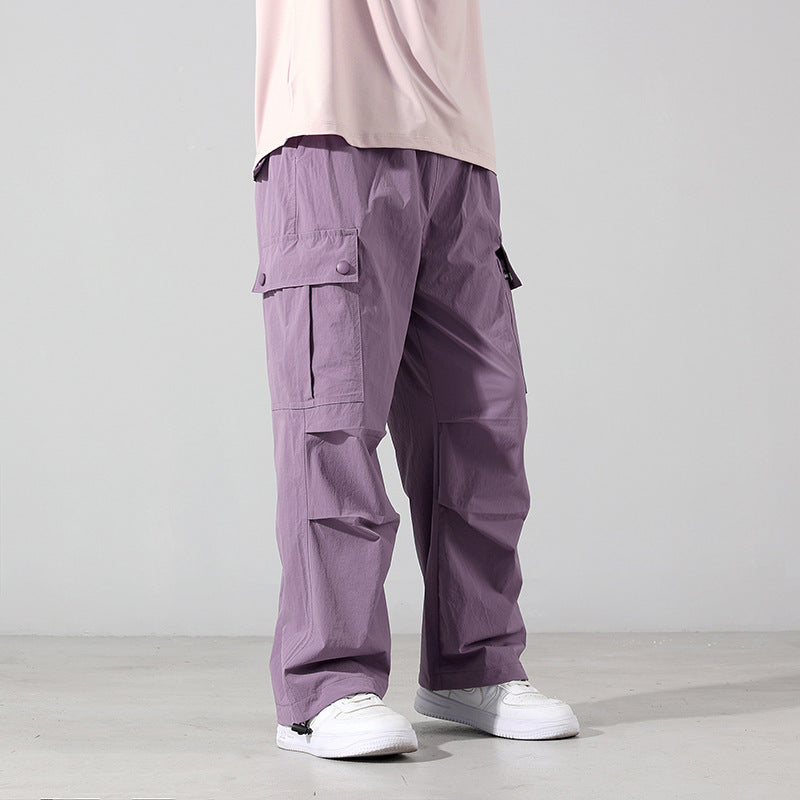 Children's Summer Cooling Sense Outdoor Lightweight Trousers Breathable Straight Children's Pants