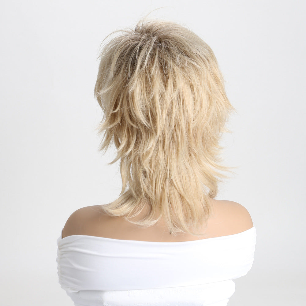 Fashion Realistic Side Bangs Chemical Fiber Wig Short Curly Hair