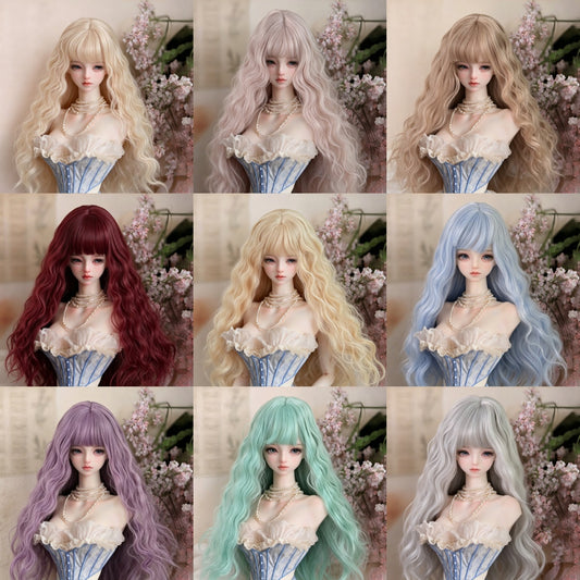 Doll Points Change Clothes Hair Optional Soft Silk Cos Wig