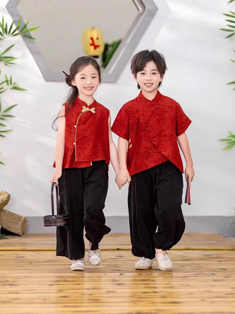 Children's Clothing Boys Chinese Style Han Costume Tang Kindergarten Performance Clothes Children's Suit