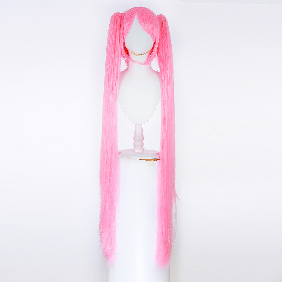 Blue Gradient White Snow Pairs Ponytail Cos Wig
