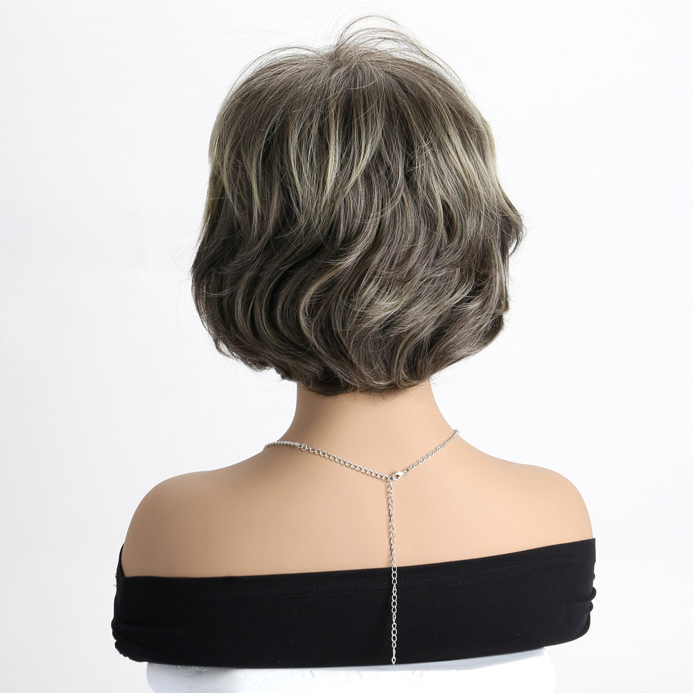 Versatile Women's Fashion Style Fluffy Natural Wig Short Curly Hair