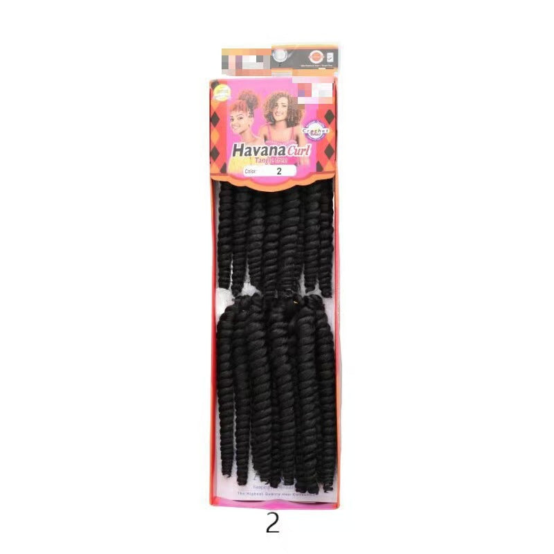 Spring Small Curly Hair Low Temperature Silk Chemical Fiber Wig Long Curls