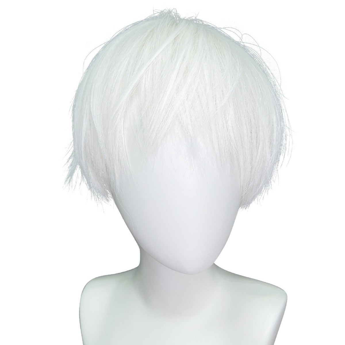 Men's Style Two-dimensional Male White Universal Handsome Cos Wig