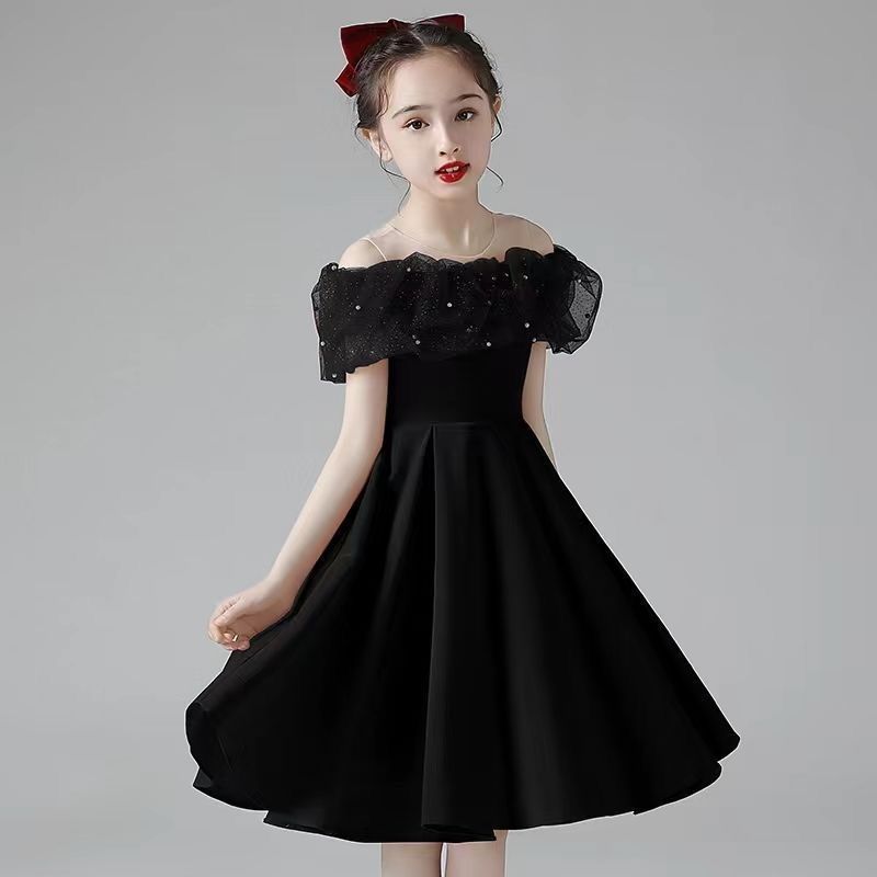 Children's Fashionable Princess Wedding Birthday Host Pettiskirt Children's Dress