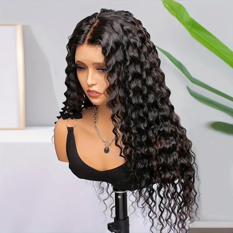 Fashion Water Ripple Small Roll African Wig Long Curls