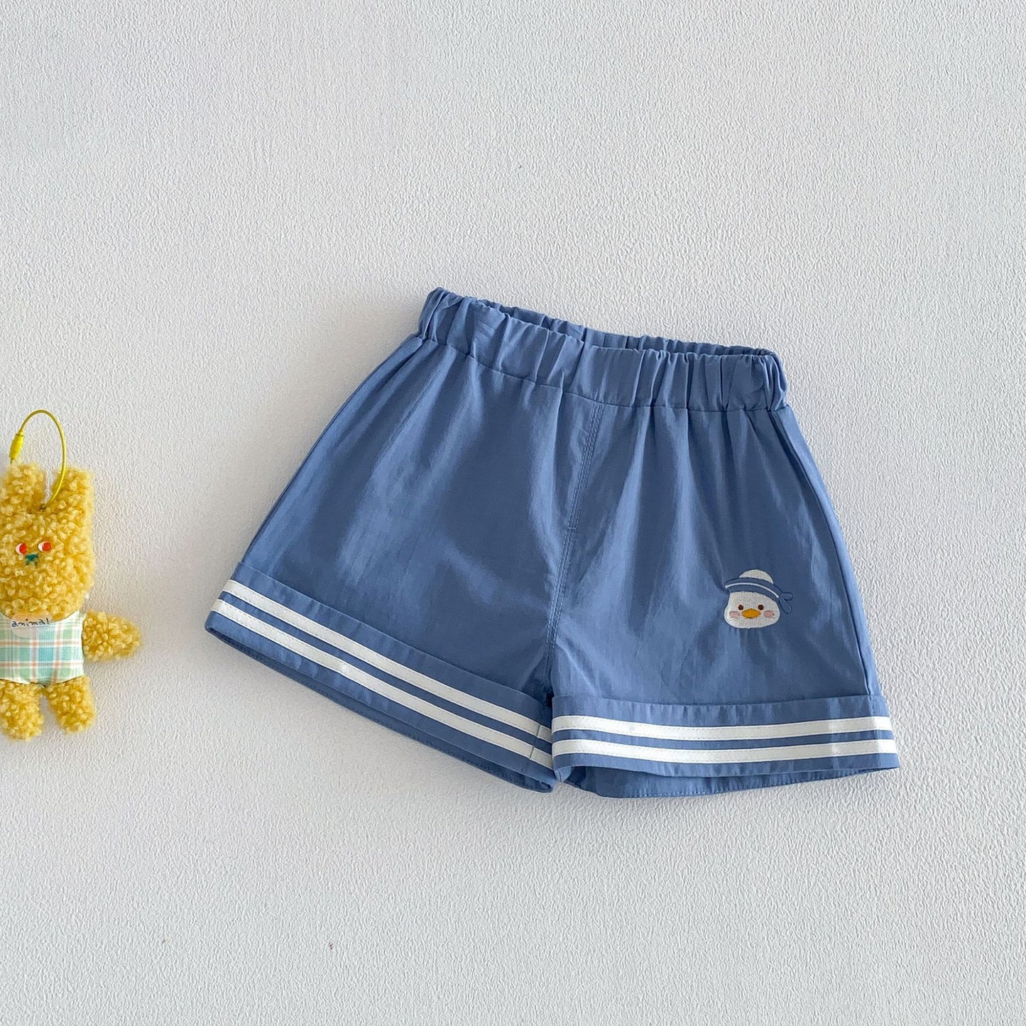 Children's Cartoon Doll Collar Summer Short Sleeve Trendy Embroidery Children's T-shirt