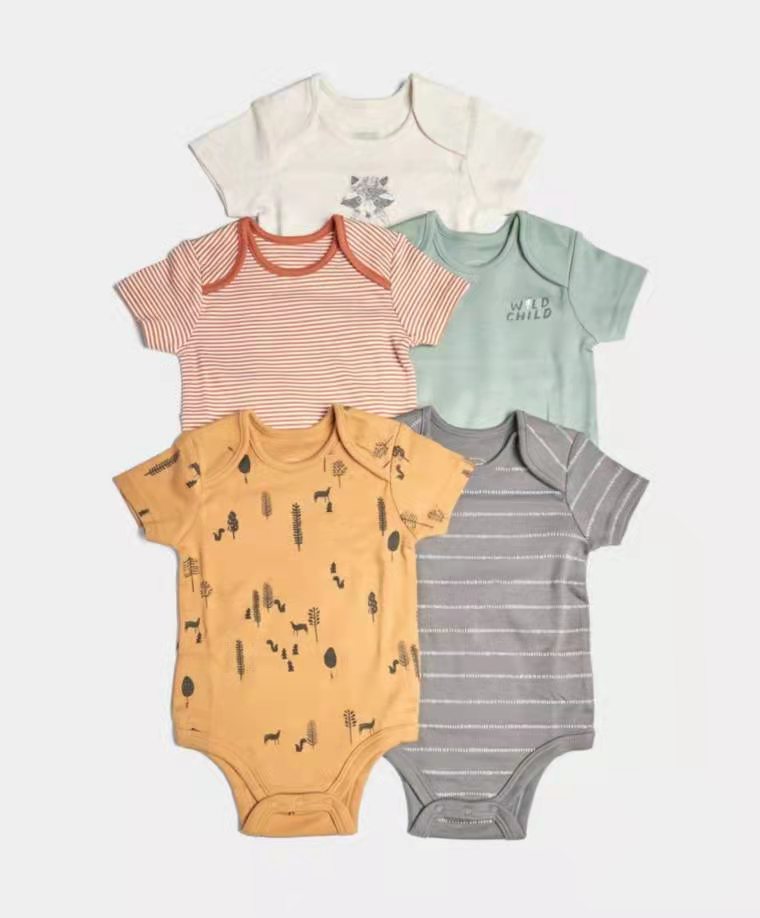 Jumpsuit Unisex Short Sleeve Born Rompers Thin Jumpsuit, Climbing Suit
