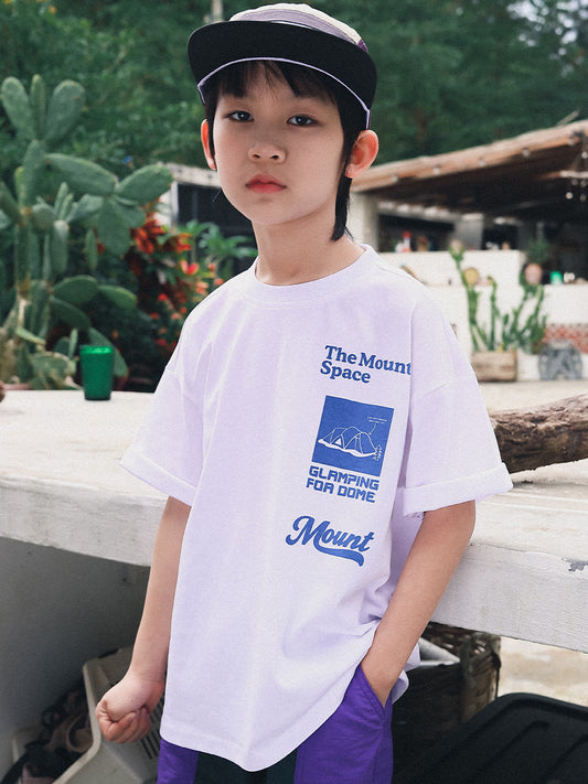Men's & Children's Summer Outdoor Short-sleeved Cool Teens Tops Children's T-shirt