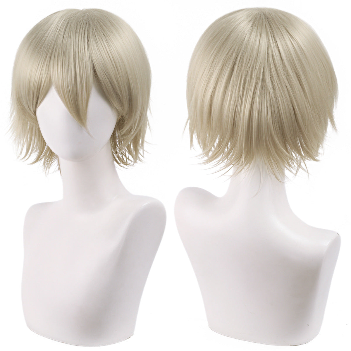 Men's Main Less Short Hair Color Universal Cos Wig