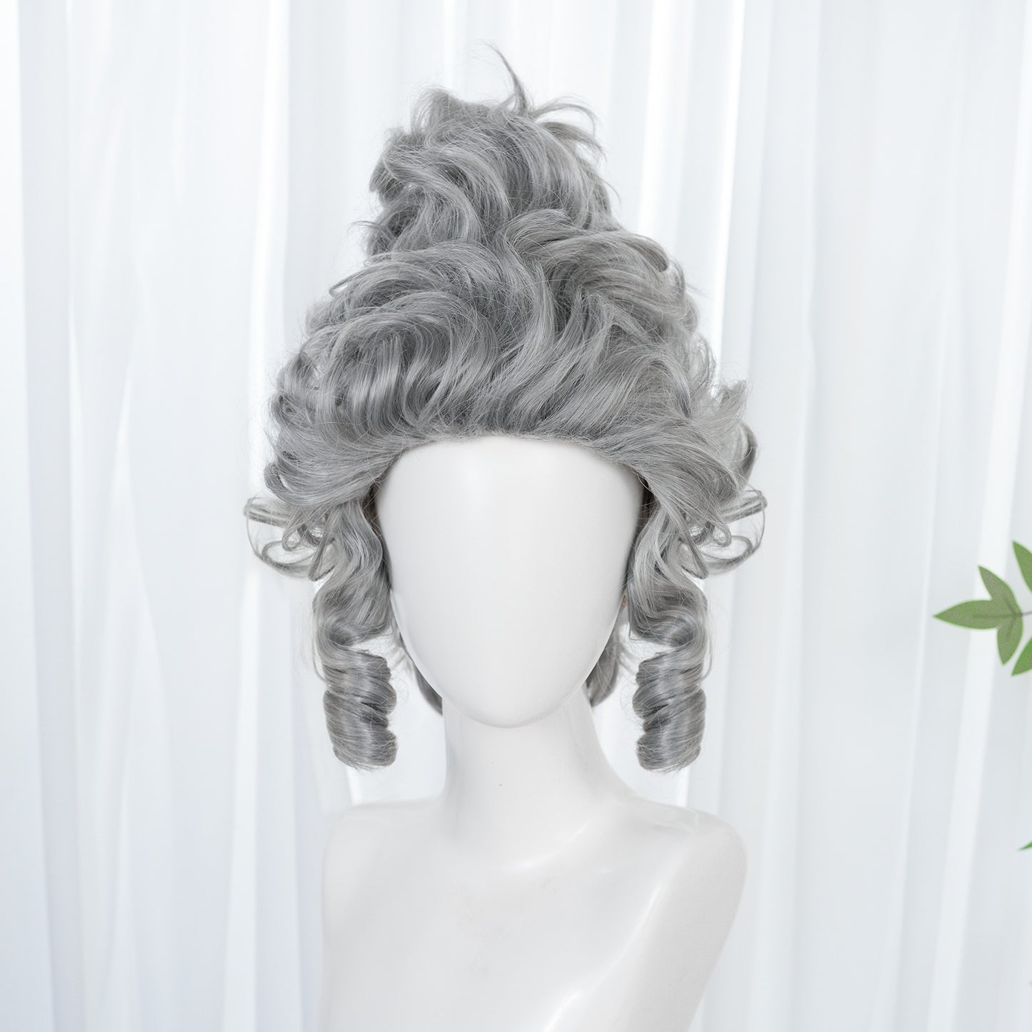 Mary Antoinette Court Queen Spiral Curly Wig Long Curls