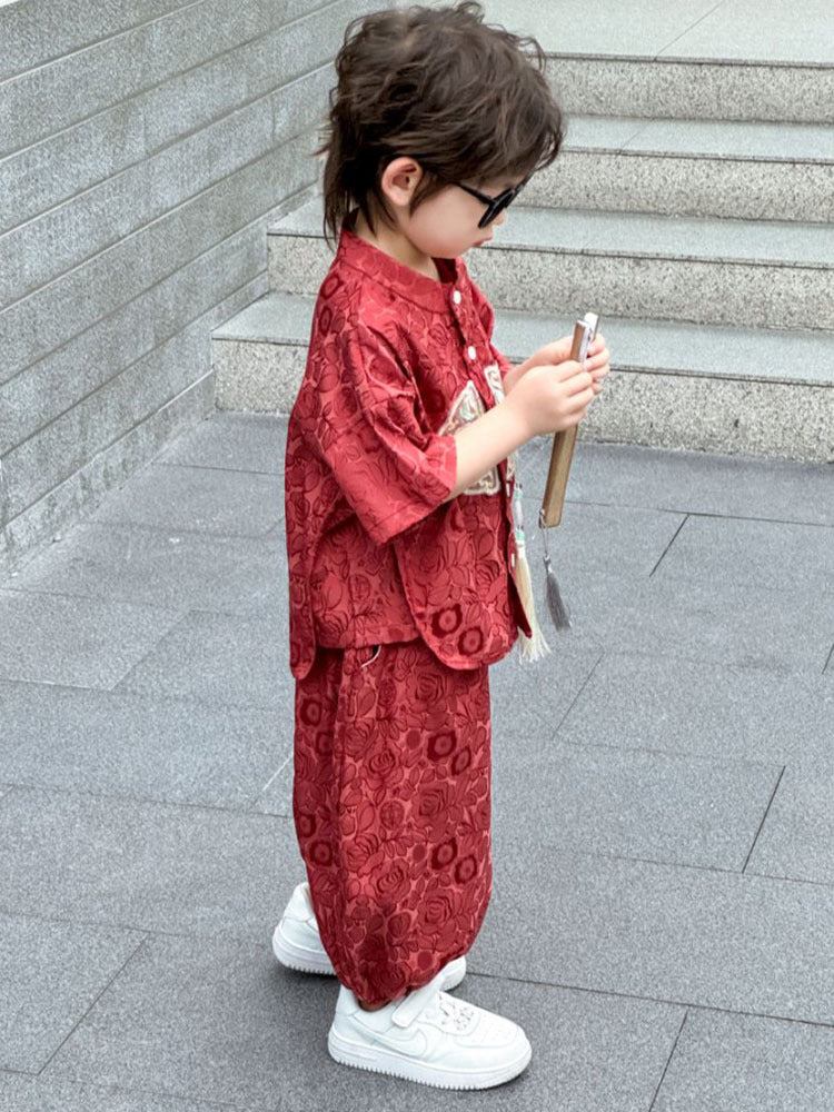 Chinese Style Boys Han Costume Tang Children's Suit