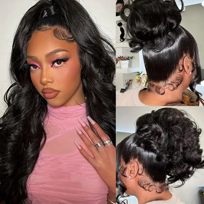 Women's Medium Large Wave Curly Hair Natural Wig Long Curls