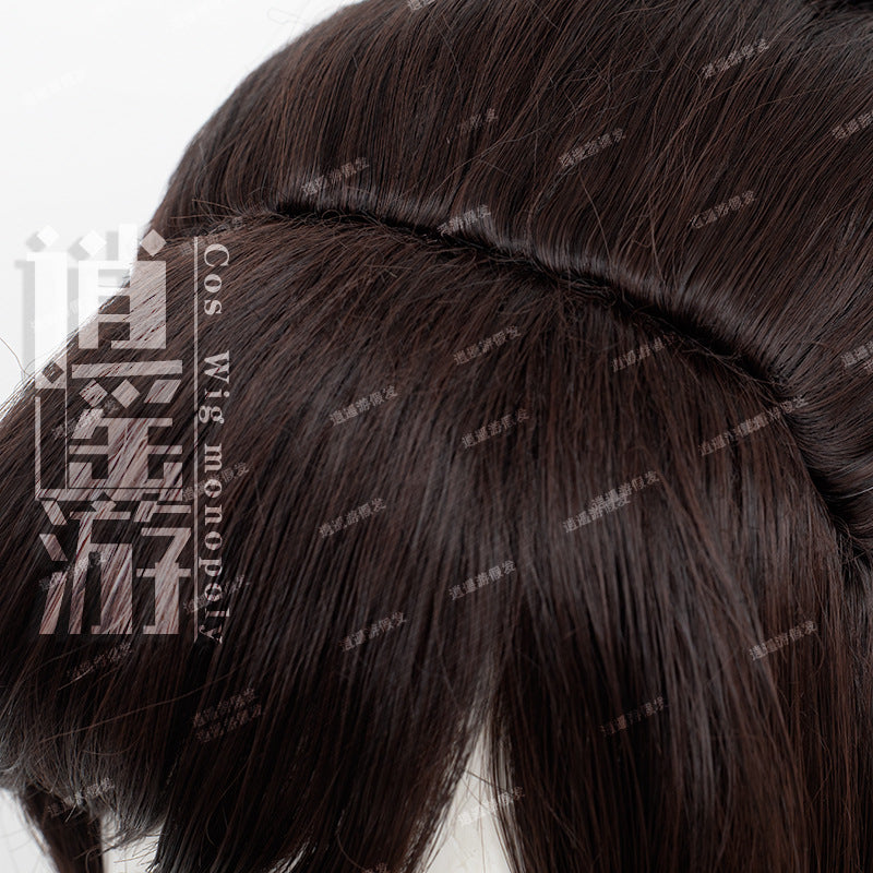 Continent Tiger Clip Twist Braid Ponytail Cos Wig