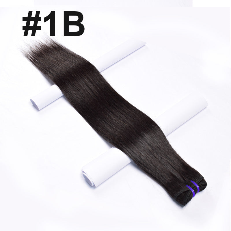 First Gear Weft Bone Straight Human Real Hair Wig