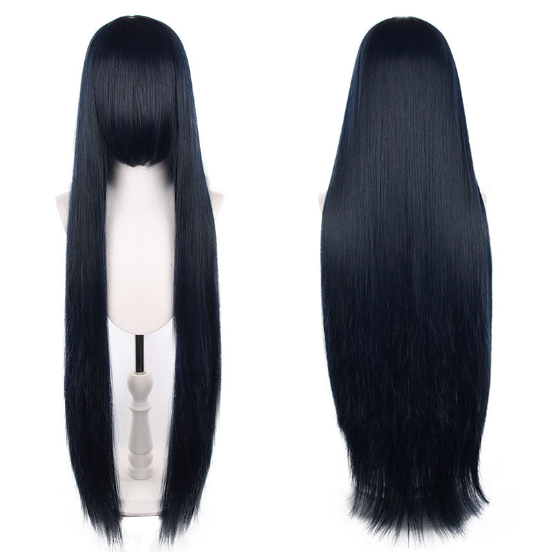 Mao Style Universal Scalp Head Long Bangs Cos Wig