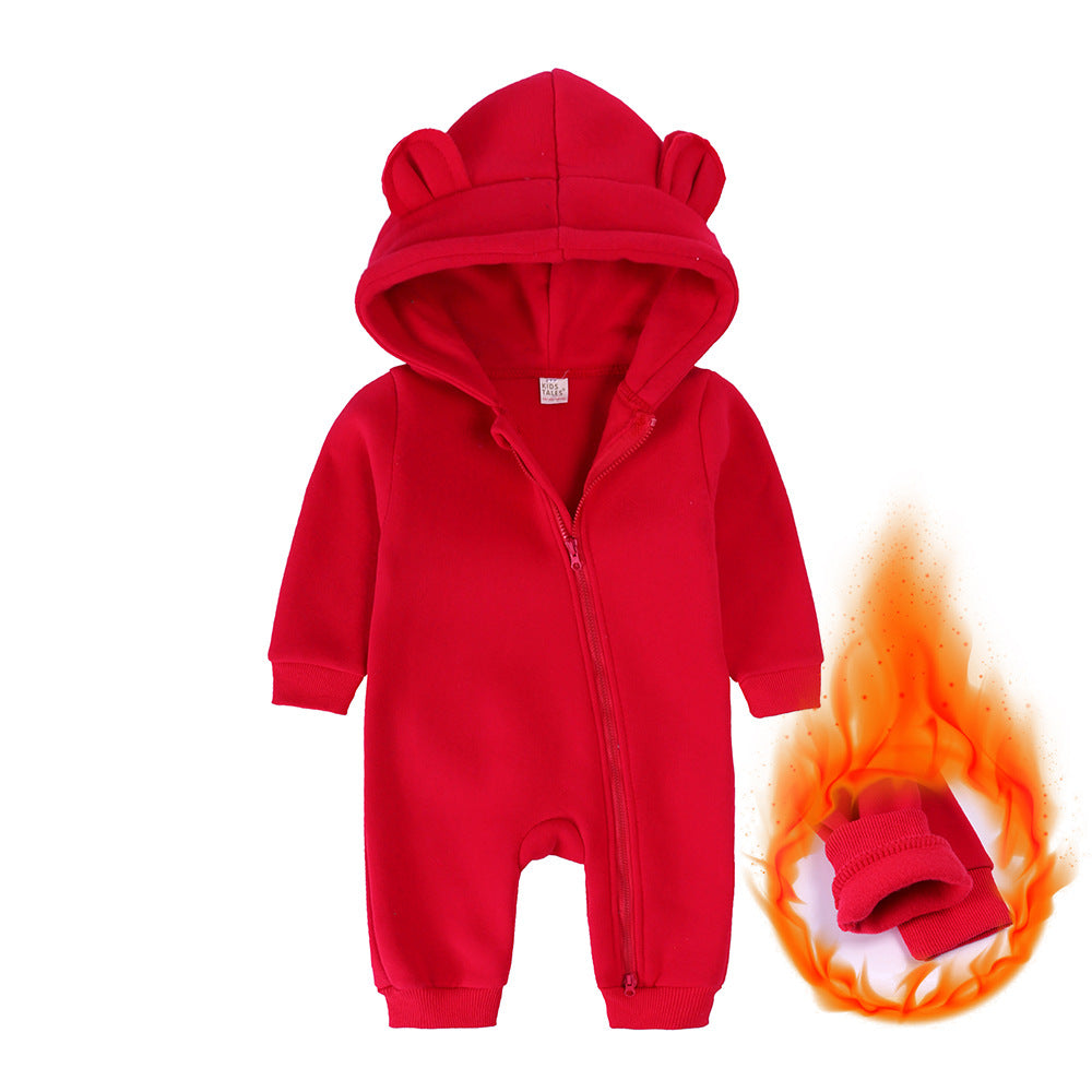 Jumpsuit Outwear Thickening Thermal Romper Born Jumpsuit, Climbing Suit
