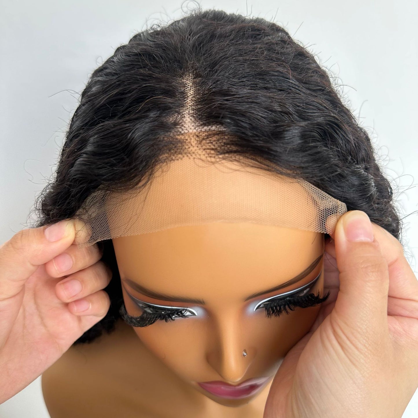 Beautiful Unique Human Density Elf Curly Real Hair Wig