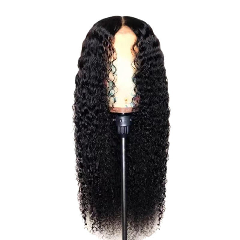 Corn Curler Curly Hair Wigs With Small Chemical Wig Long Curls