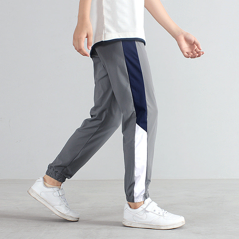 Men's & Children's Summer Clothing Crawler Middle Big Sports Ice Children's Pants