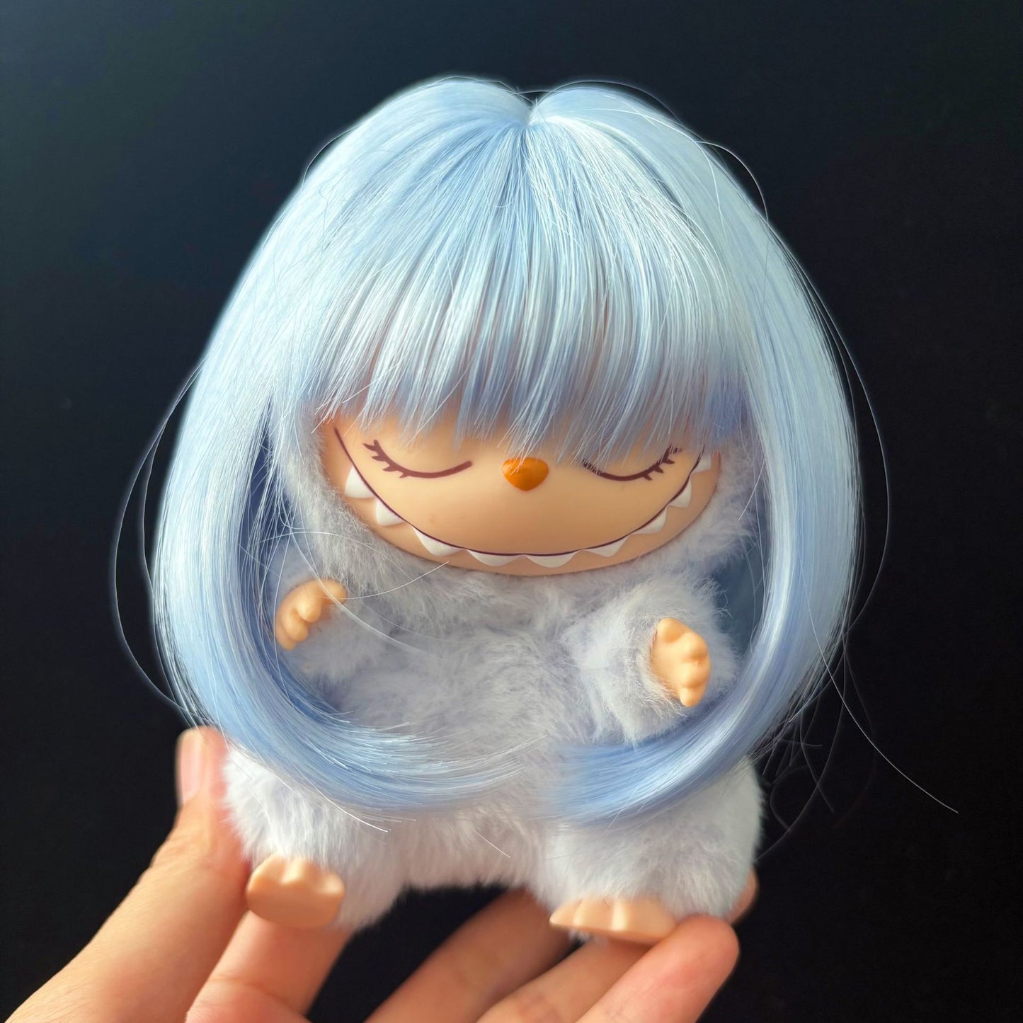 Soft Silk Automobiles Curtain Cloth Sheath Cute Cos Wig