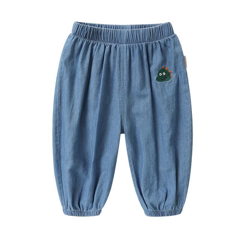 Children's Denim Anti Mosquito Boys Super Soft Cartoon Children's Pants