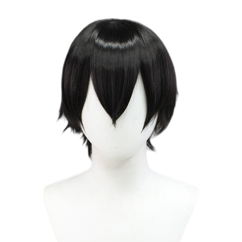 Dogs Fiber Brown Black Short Hair Universal Cos Wig