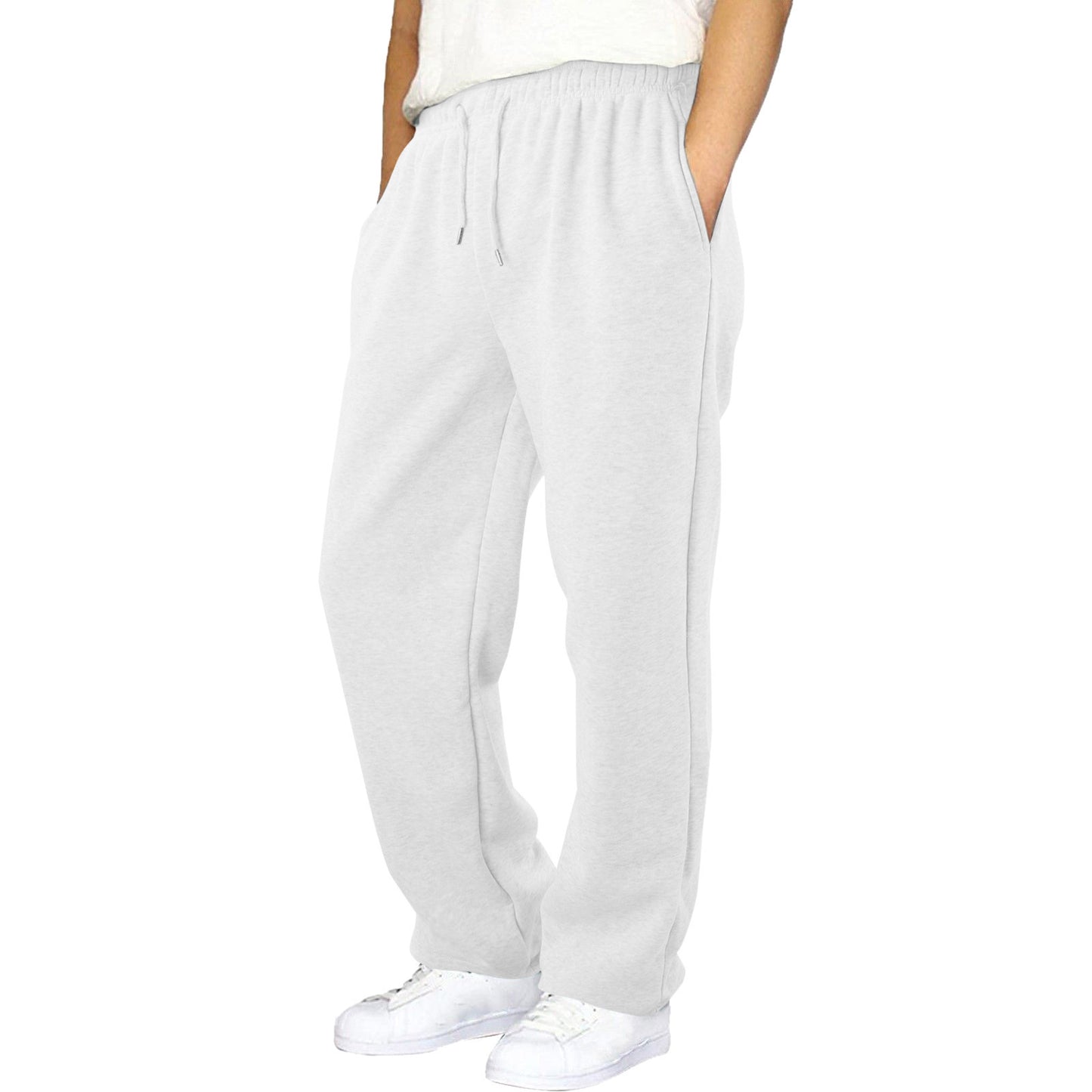 Children's Medium Big Elastic Waistband Drawstring Loose Wide Children's Pants