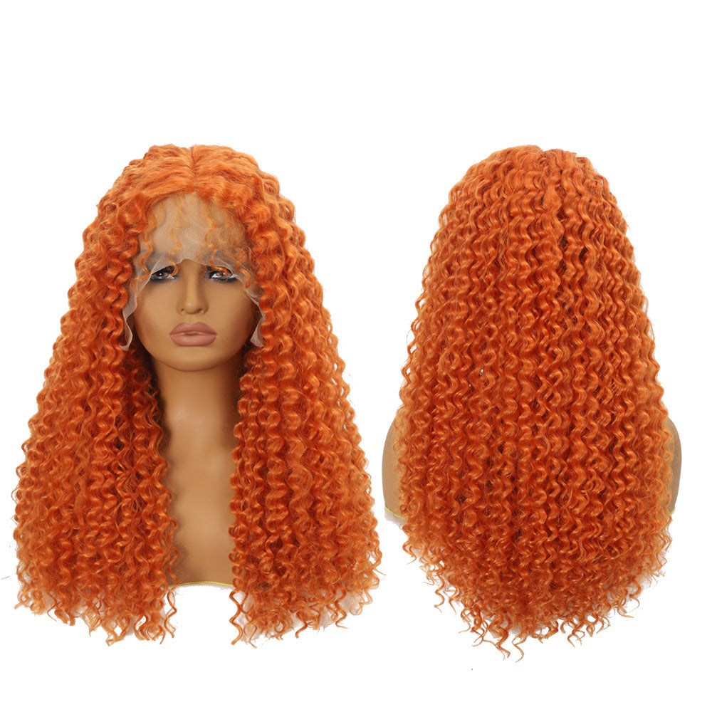 Women's African Small Curly U-shaped Fashion Fluffy Wound Tube Wigs With Wig Long Curls