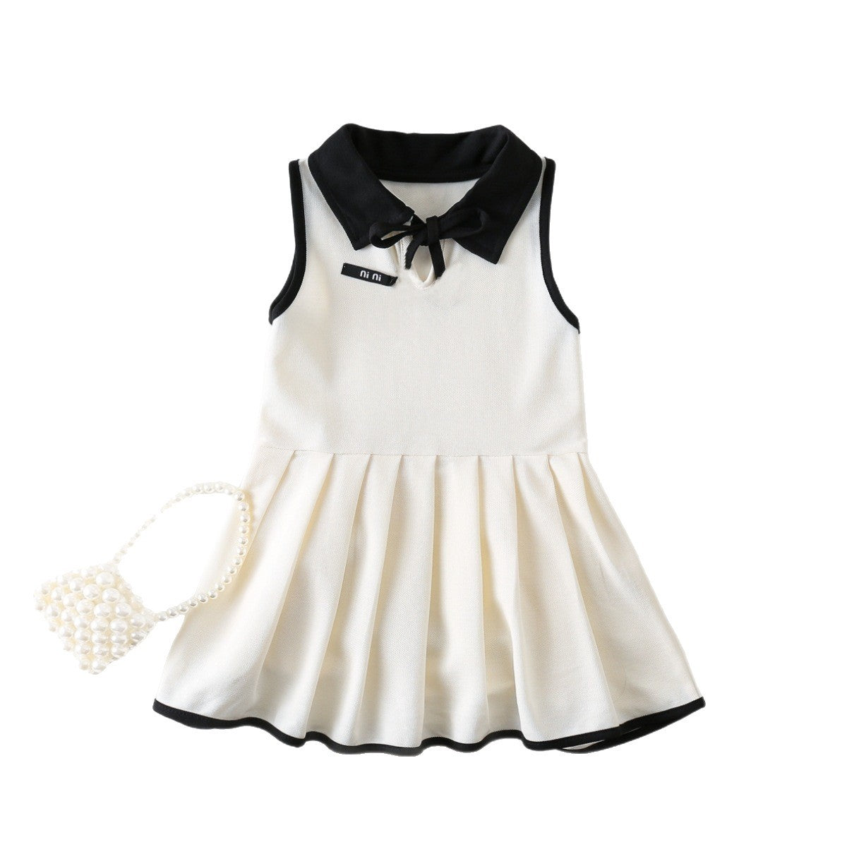 Children's Summer Fashionable Preppy Style Princess For Children's Dress