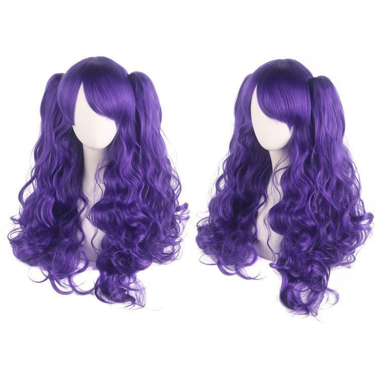 Anime Lolita Jaws Clamp Pair Ponytail Sheath Cos Wig