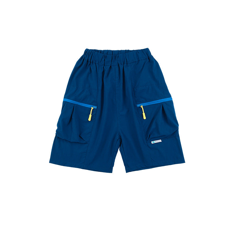Men's & Children's Mountain Clothing With Pocket Shorts Summer Medium Big Children's Pants
