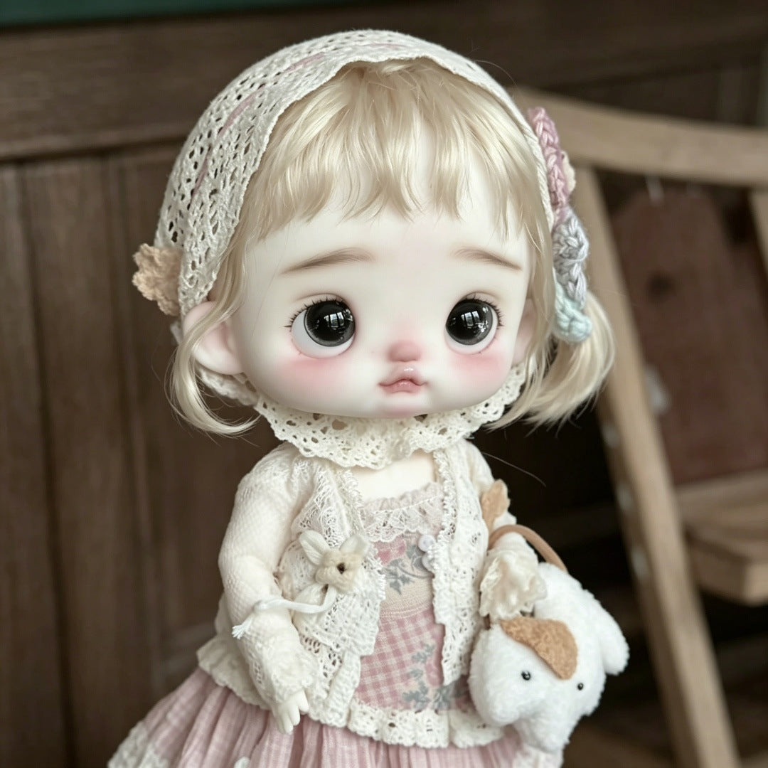 Doll Fiber Can Be Trimmed Fake Hair Without Cos Wig