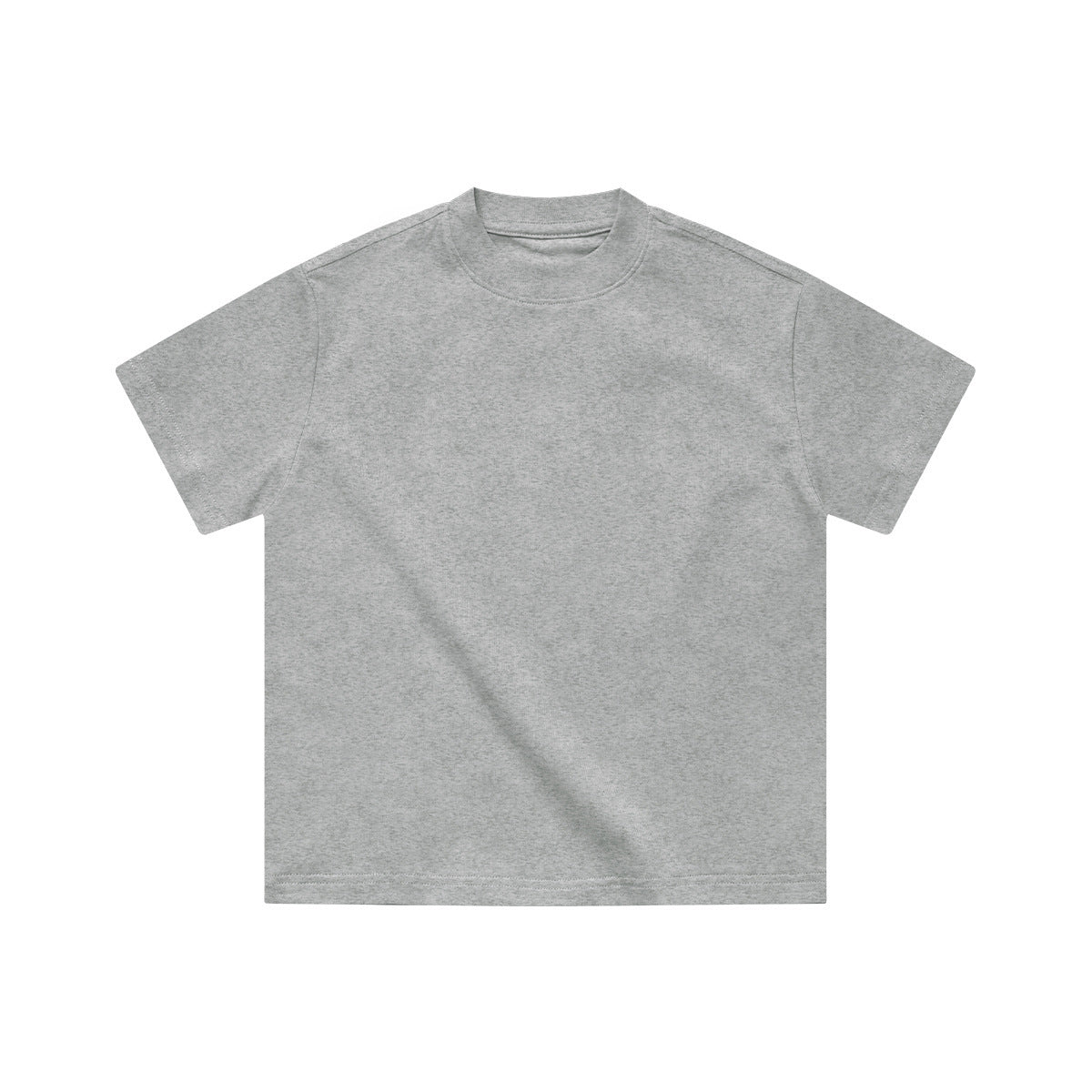 Children's Short-sleeved Summer Clothes Heavy Cotton Solid Children's T-shirt