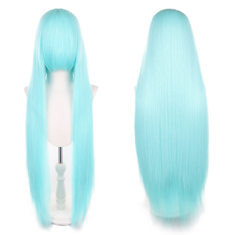 Mao Style Universal Scalp Head Long Bangs Cos Wig