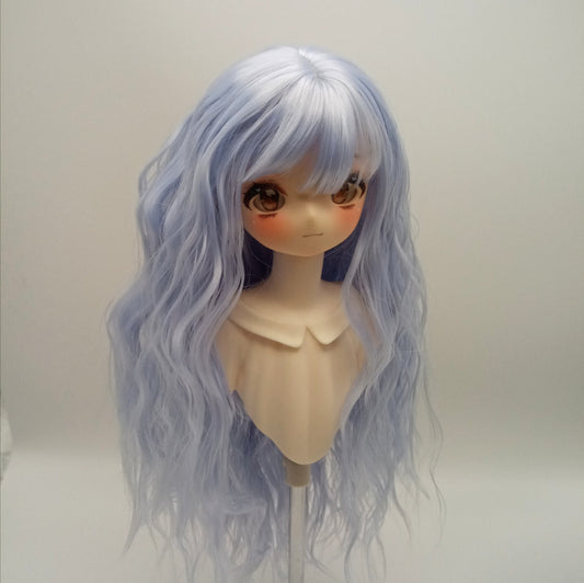 Doll Soft Fiber Hair Points Waves Wig Long Curls