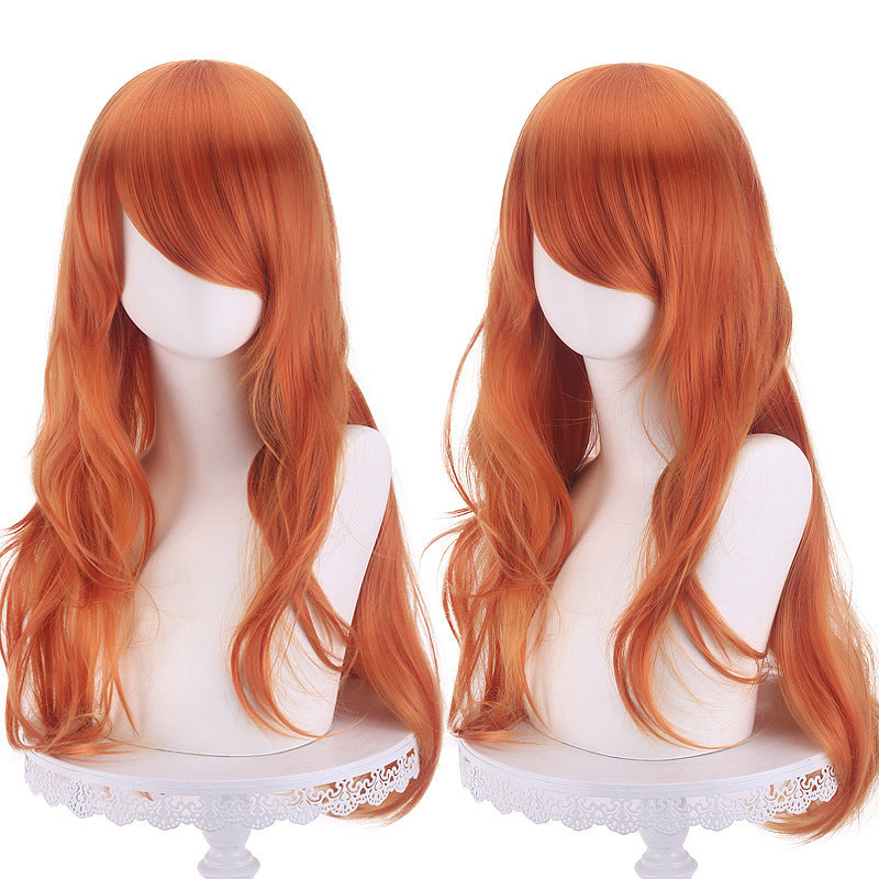 Anime Universal Long Curly Hair Micro Cos Wig